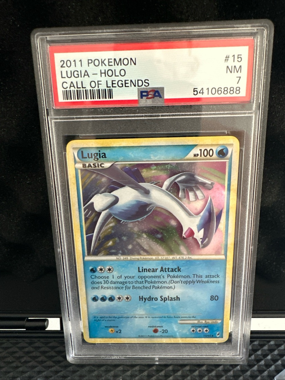 Lugia - 15/95 - 2011 Holo Rare Call of Legends Pokemon Card PSA 7 Rare LOW POP